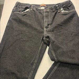 Men's Relaxed Fit Jeans in Dark Gray